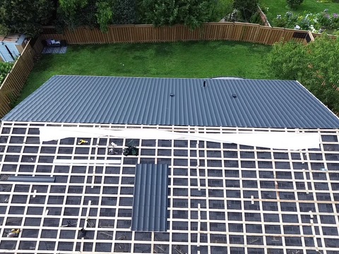 Metal Roofing project 4